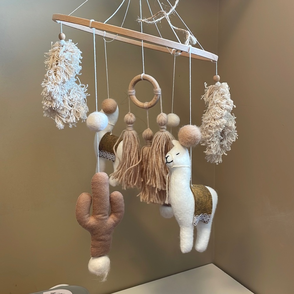 Baby crib mobile or nursery decor
